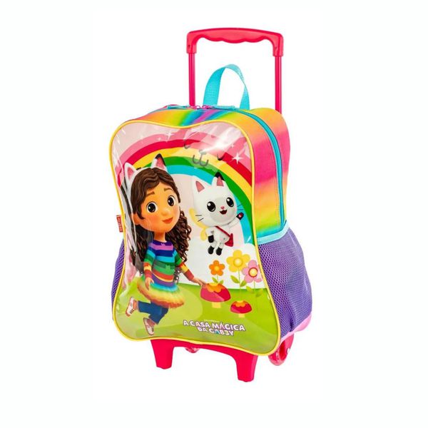 Mochila de Rodinhas Feminina Casa Mágica da Gabby Sestini