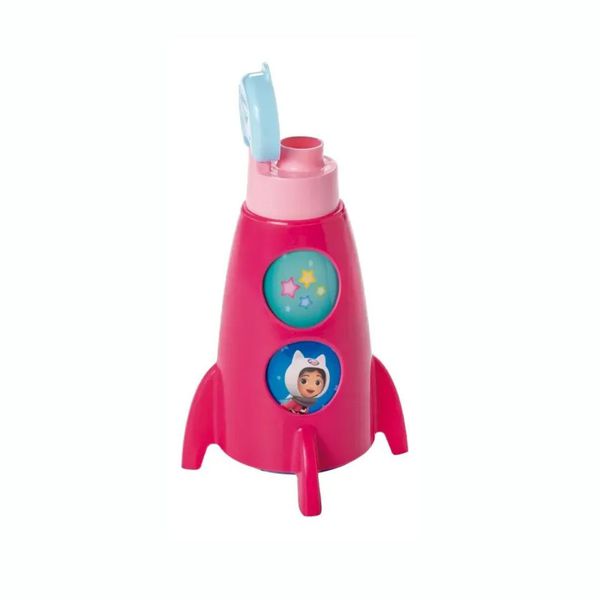 Garrafa Infantil Foguete Casa Mágica da Gabby 320ml Plasútil