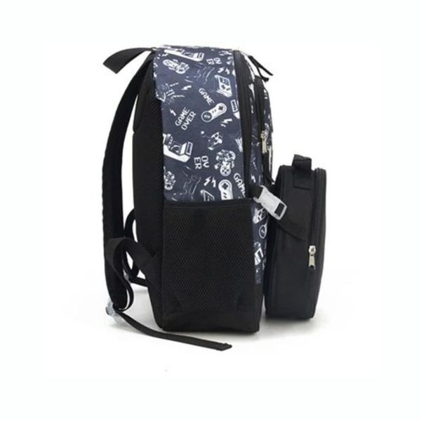  Kit Mochila + Lancheira Game Mode Luxcel 