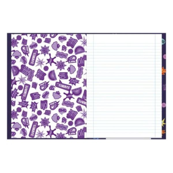 Caderno 1/4 Cd Brochura 80 Folhas - Divertida Mente - Foroni