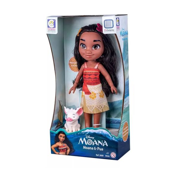 Boneca Moana E Porquinho Pua Cotiplás