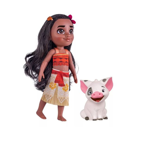 Boneca Moana E Porquinho Pua Cotiplás