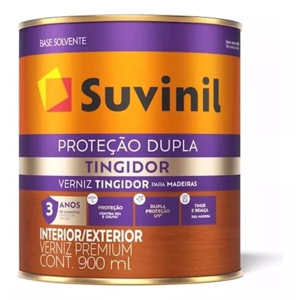 SUVINIL VERNIZ PROTEÇÃO DUPLA TINGIDOR IMBUIA 900ML