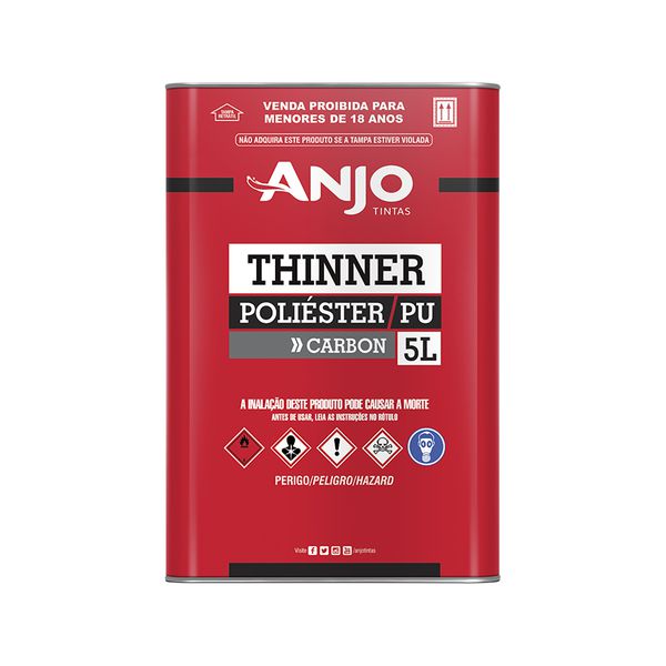 THINNER PU E POLIÉSTERL 5L ANJO