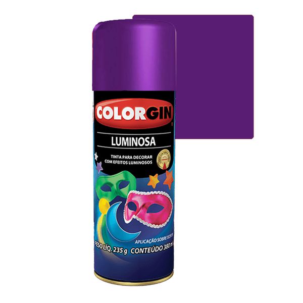 COLORGIN SPRAY LUMINOSO VIOLETA 350ML