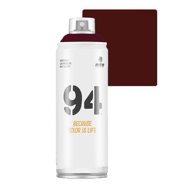 SPRAY 94 VERMELHO BORDEAUX FOSCO RV3004 MONTANA 400ML