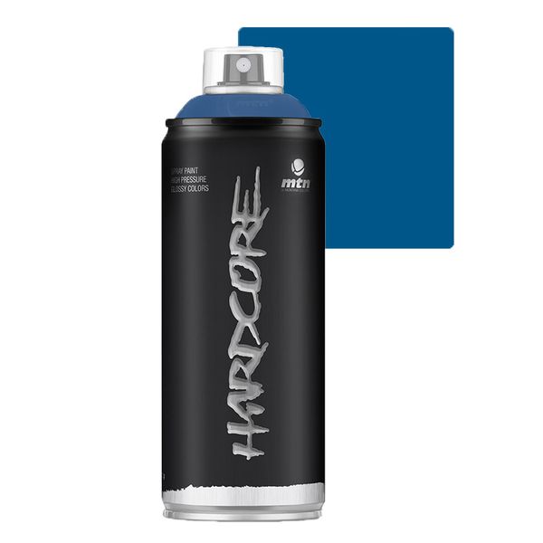 SPRAY HARDCORE AZUL ESCURO BRILHANTE RV5005 MONTANA 400ML