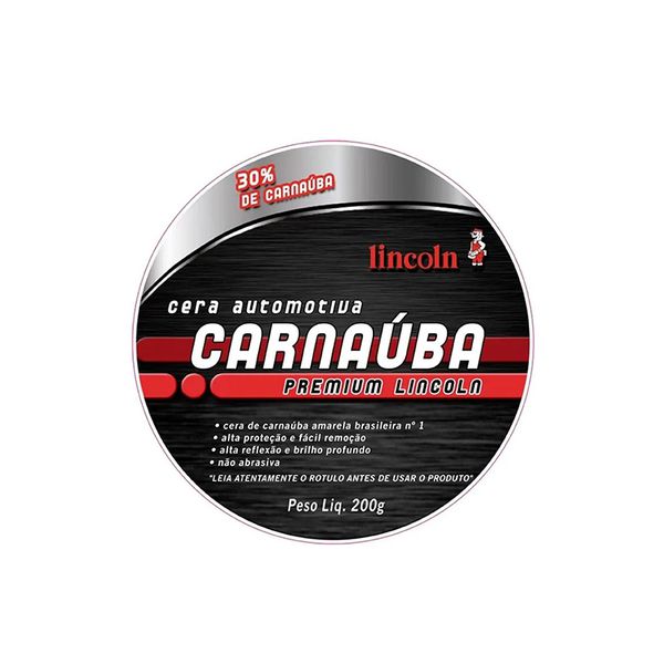 CERA DE CARNAUBA LINCOLN 200GR