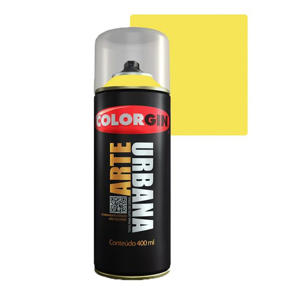 COLORGIN SPRAY ARTE URBANA AMARELO LIMÃO 914 400ML