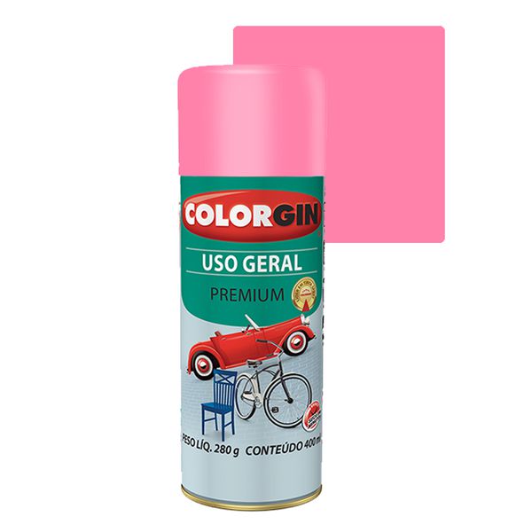 COLORGIN SPRAY USO GERAL ROSA BIKE 400ML