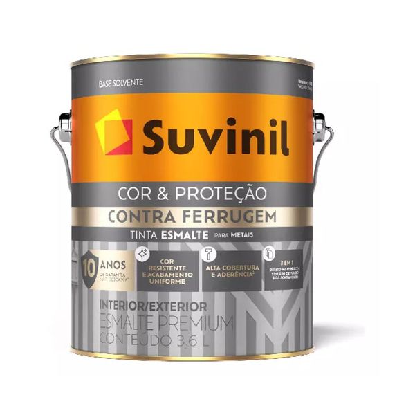 SUVINIL COR PROTEÇÃO CONTRA FERRUGEM CINZA MEDIO 3,6L