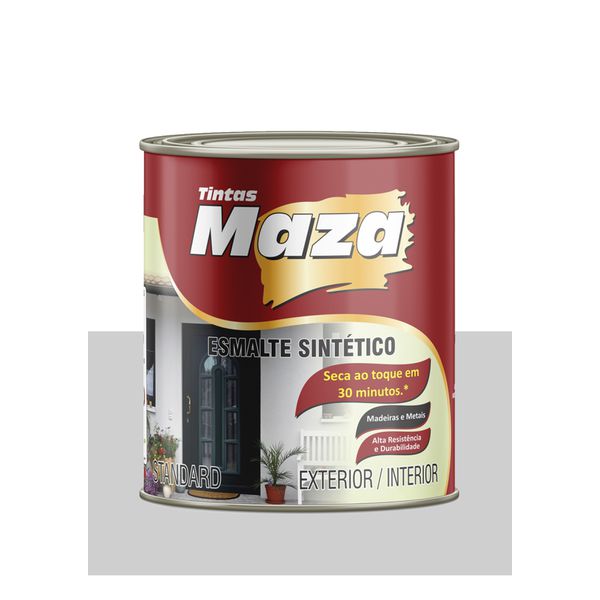 MAZA ESMALTE SINTÉTICO BRILHANTE ALUMÍNIO 900ML