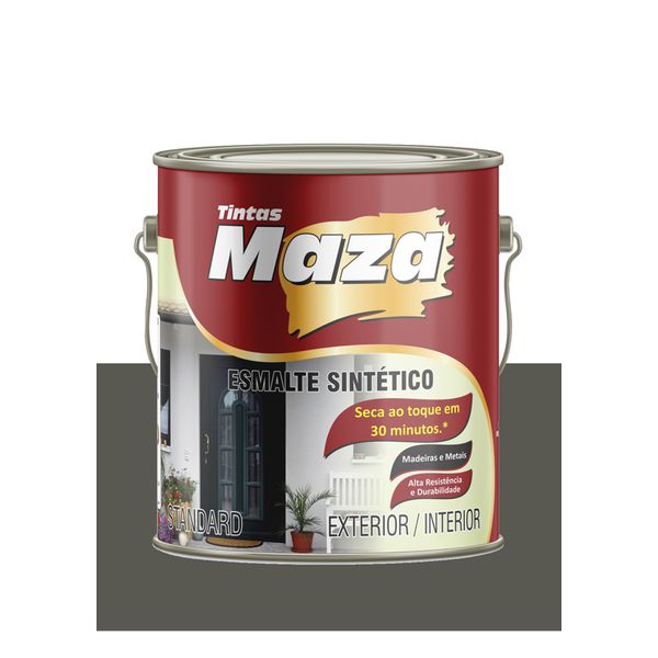 MAZA ESMALTE SINTÉTICO FOSCO GRAFITE CLARO 3,6L