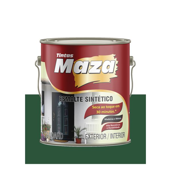 MAZA ESMALTE SINTÉTICO BRILHANTE VERDE FOLHA 3,6L