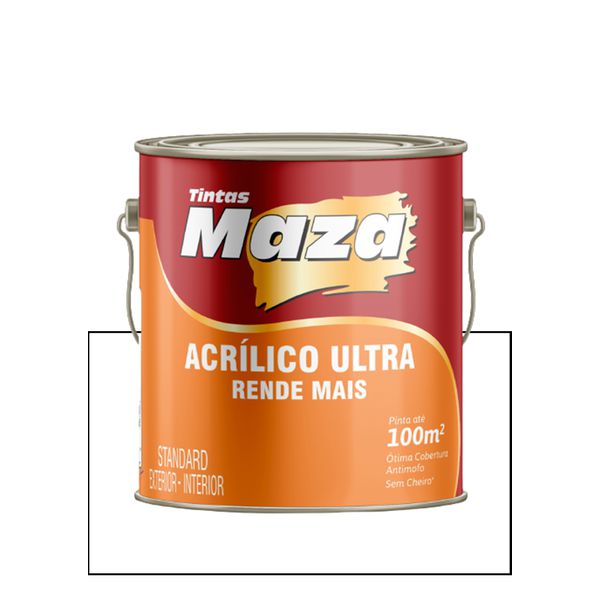 MAZA ACRÍLICO ULTRA BRANCO 3,6L