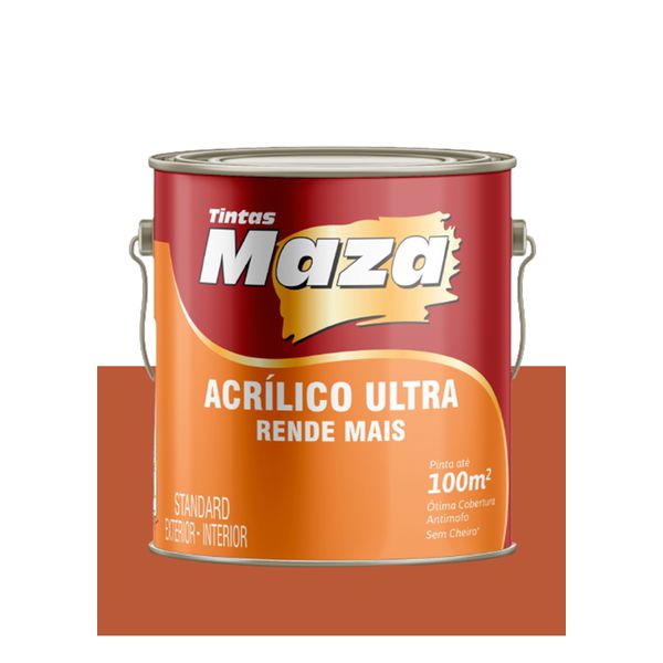 MAZA ACRÍLICO ULTRA TOMATE SECO 3,6L