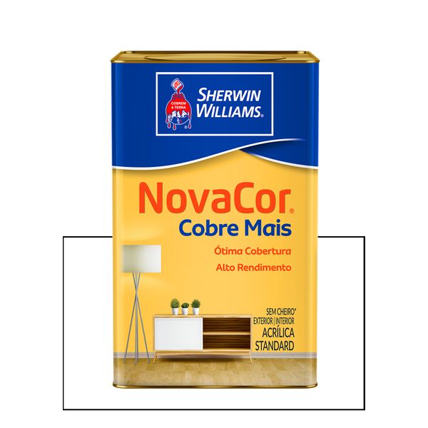 NOVACOR LÁTEX COBRE MAIS BRANCO 18L