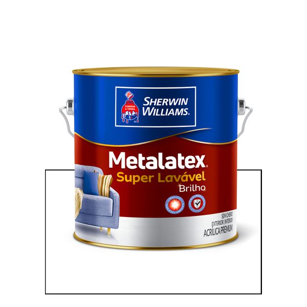 METALATEX ACRÍLICO SEMIBRILHO BRANCO 3,6L