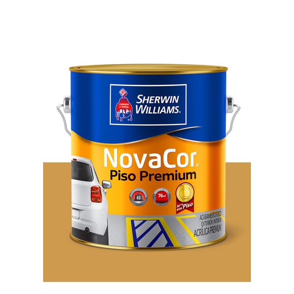 NOVACOR PISO MAIS RESISTENTE AMARELO ESCURO 3,6L