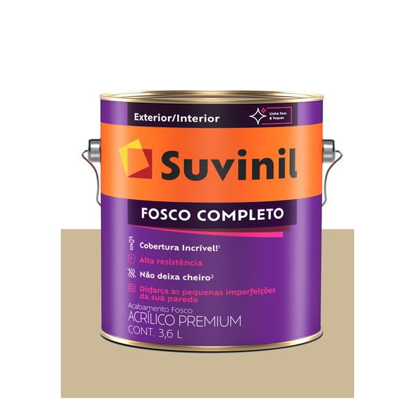 SUVINIL ACRILICO FOSCO COMPLETO CAMURÇA 3,6L
