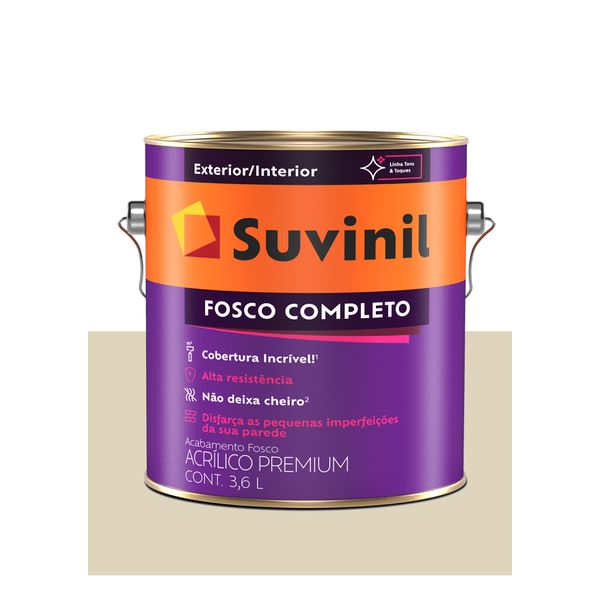 SUVINIL ACRILICO FOSCO COMPLETO PALHA 3,6L