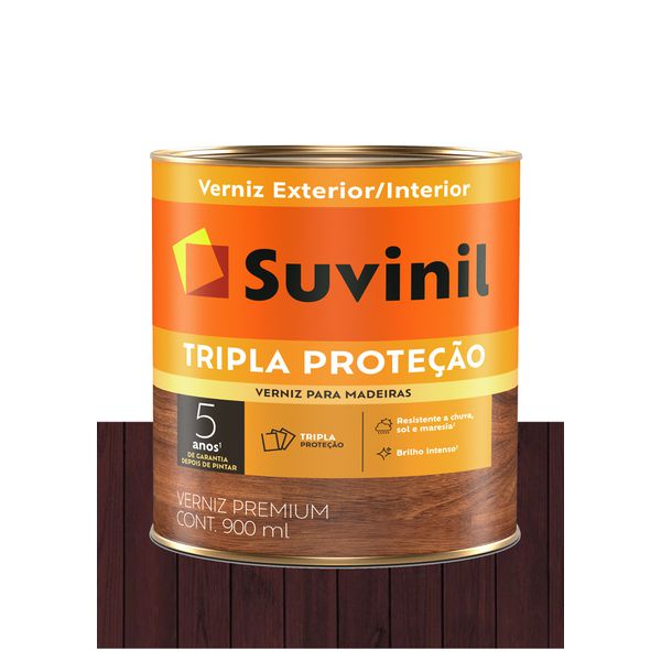 SUVINIL VERNIZ TRIPLO FILTRO SOLAR BRILHANTE MOGNO 900ML