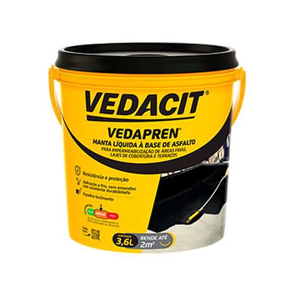 VEDAPREN PRETO 3,6L