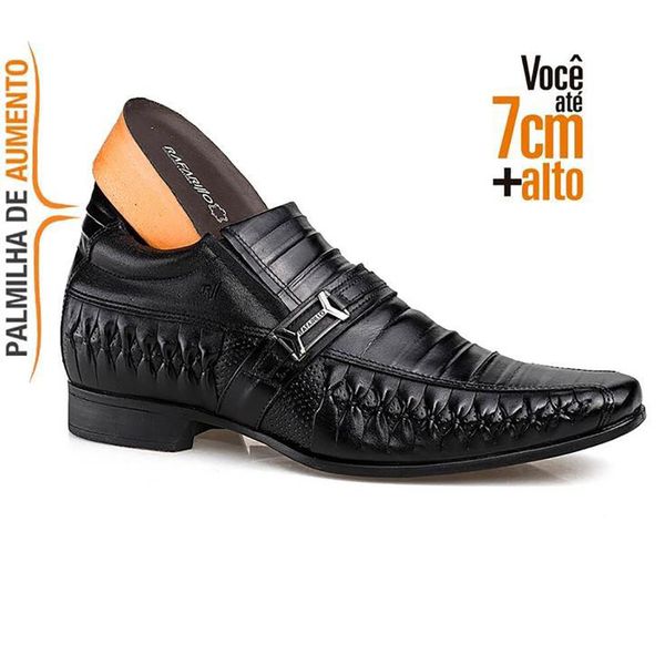 Sapato social shop 7cm mais alto