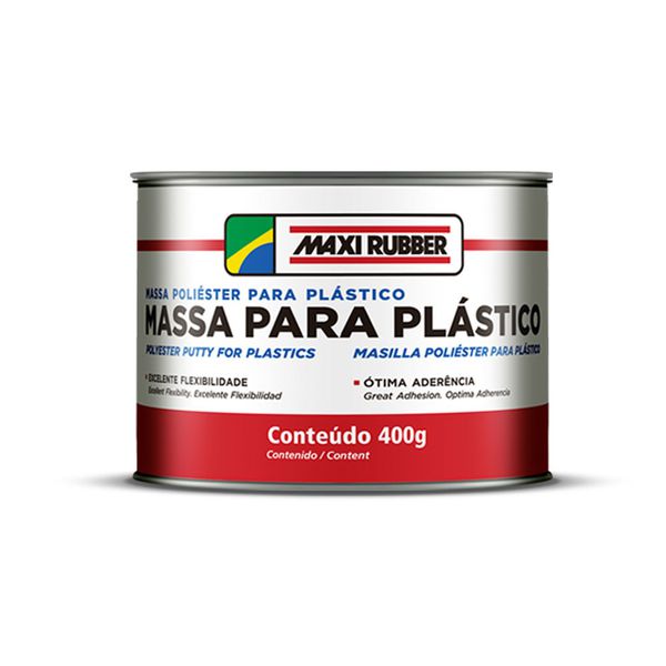 Massa Poliéster Para Plástico 400g