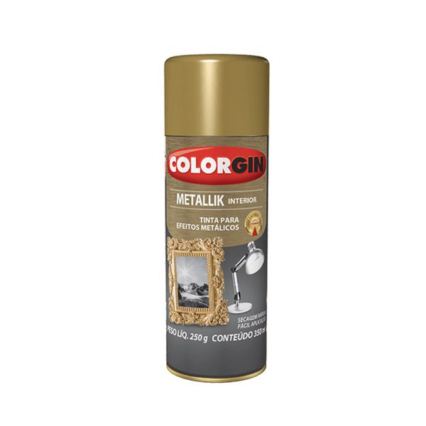 Tinta Spray Metallik Interior Colorgin