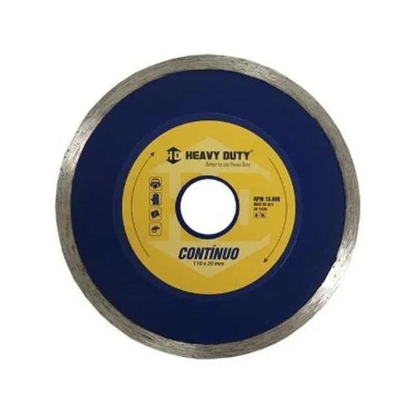 Disco Diamantado Continuo 110MM Heavy Duty