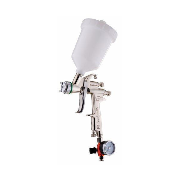 Pistola Slim X-Light HVLP Bico 1.5mm Com Manômetro Walcom