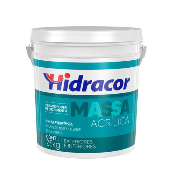Massa Acrílica Balde 25kg Hidracor