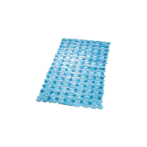 Tapete Banho 70x36cm Plástico Azul Primafer Atlas