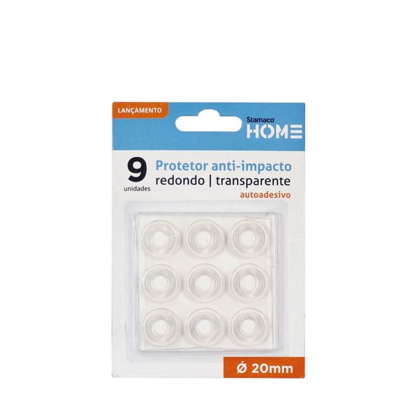 Protetor Anti-Impacto PVC Redondo 20mm Com 9pcs