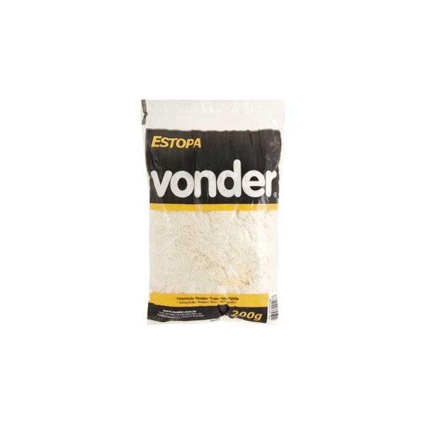 Estopa Branca Polimento C/200g Vonder 