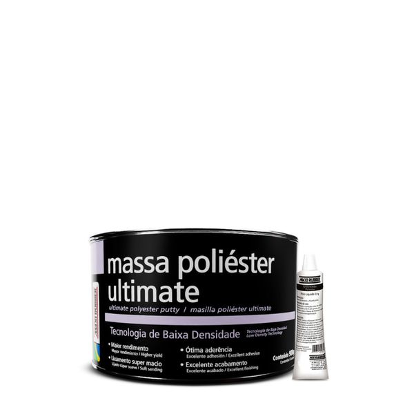 Massa Poliester Ultimate 900g Maxi Rubber