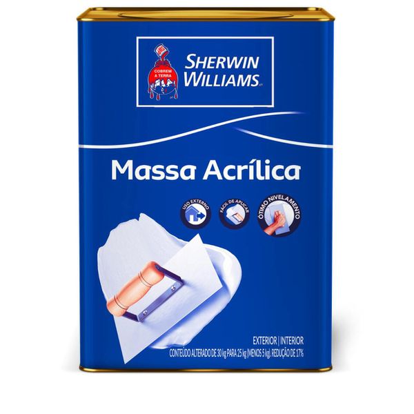 Massa Acrílica 25kg Sherwin Williams