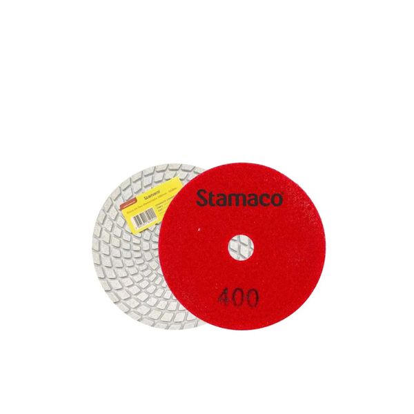 Disco Lixa Diamantada 4" Brilho D'água G400 Stamaco