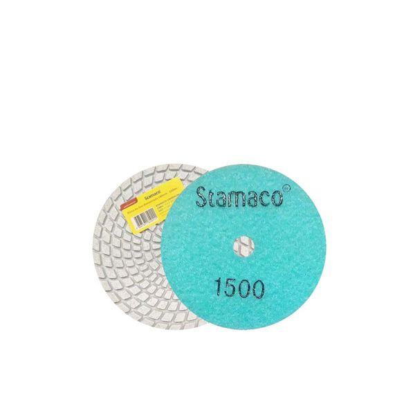 Disco Lixa Diamantada 4" Brilho D'água G1500 Stamaco