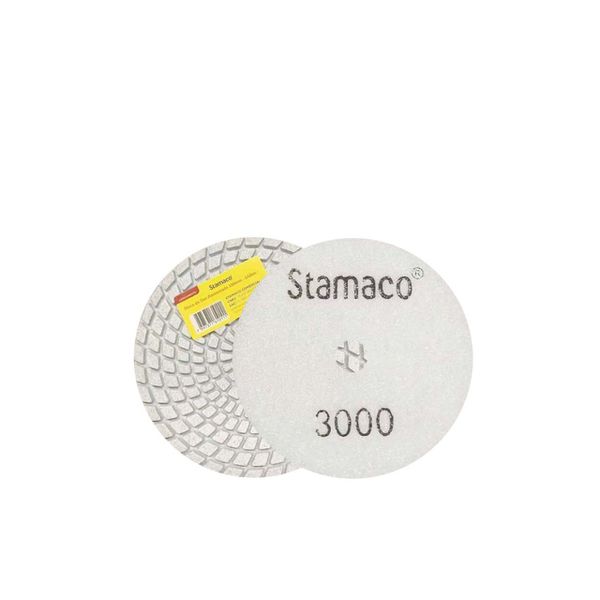 Disco Lixa Diamantada 4" Brilho D'água G3000 Stamaco