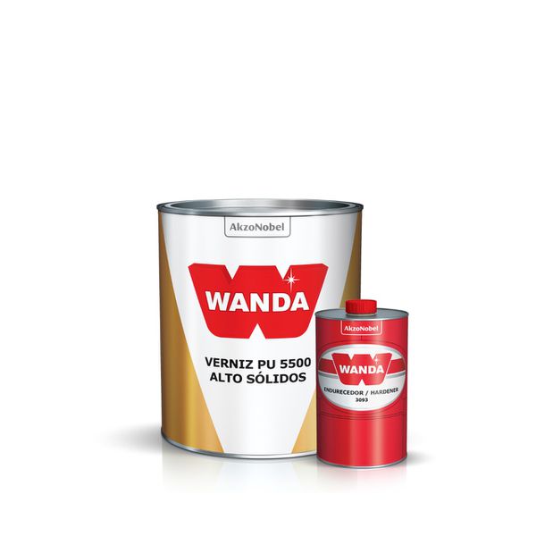 Verniz PU HS 5500 + Catalisador 3093 900ml Wanda