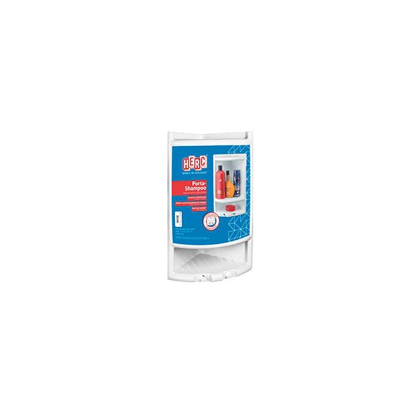 Porta Shampoo Branco Para Banheiro