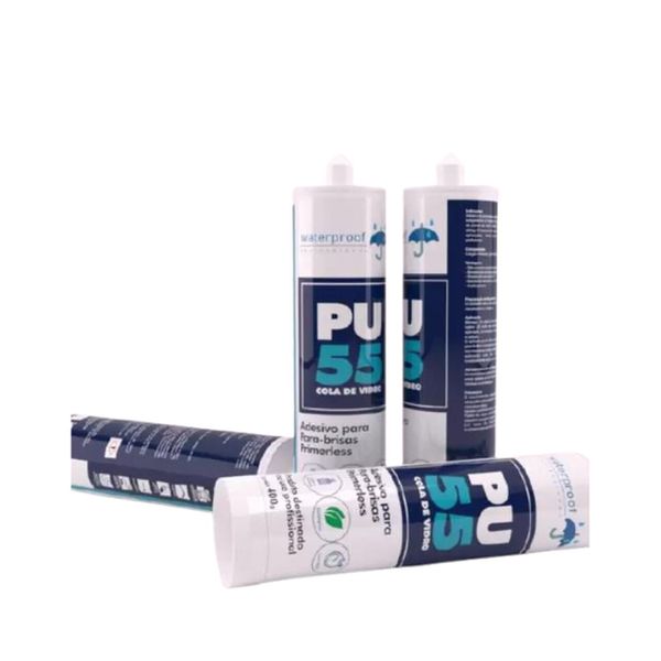 Cola Para Para-Brisa Adesivo PU 55 Preto 380G Waterproof U.Seal