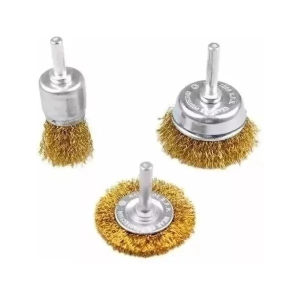 Jogo Escovas De Aco C/ 3pc Cortag 