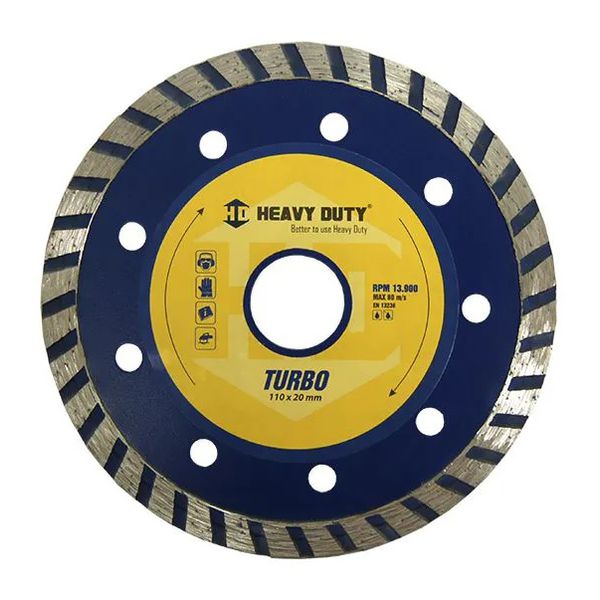 Disco Diamantado Turbo 110MM Heavy Duty