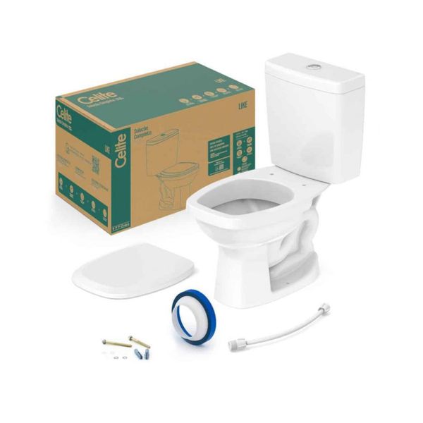 Kit Vaso Sanitario Like BR Completo Logasa