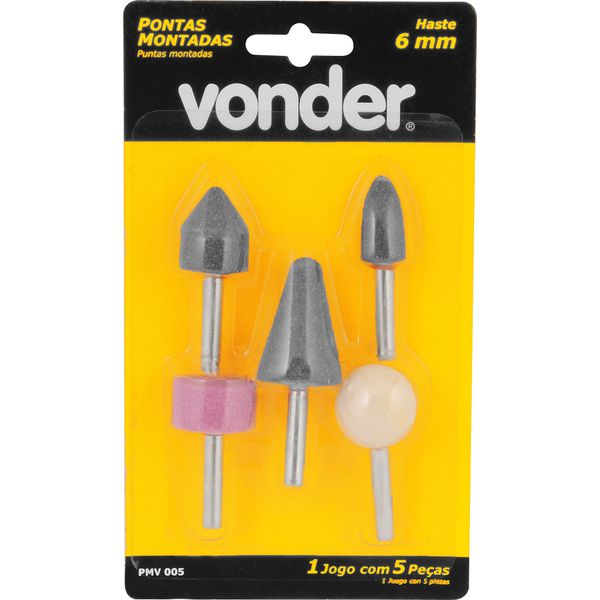 Jogo Pontas Montadas Com 5PC Vonder