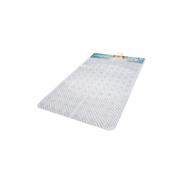 Tapete Banho 65x35cm Plástico Transparente Primafer Atlas