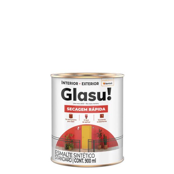 Esmalte Sintético Fosco Secagem Rápida 0,9L Glasu